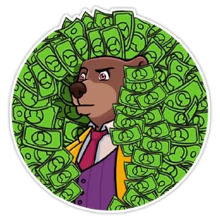 💰-Bear trader, Telegram Sticker