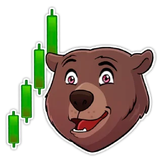 📈-Bear trader, Telegram Sticker