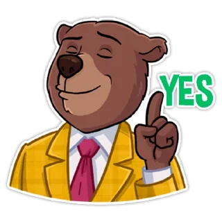 👌-Bear trader, Telegram Sticker