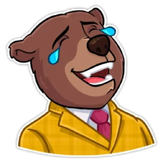😆-Bear trader, Telegram Sticker