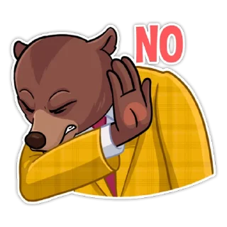 🙅‍♂️-Bear trader, Telegram Sticker