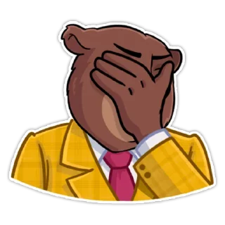 🤦‍♂️-Bear trader, Telegram Sticker