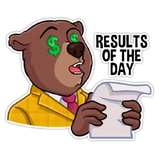 📊-Bear trader, Telegram Sticker