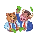 🤑-Investment Mammals, Telegram Sticker