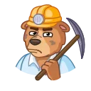 👷‍♂️-Investment Mammals, Telegram Sticker