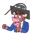 😡-Investment Mammals, Telegram Sticker