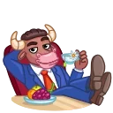 😏-Investment Mammals, Telegram Sticker