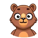 🤪-Boris the Bear, Telegram Sticker