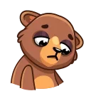 😔-Boris the Bear, Telegram Sticker