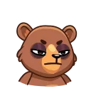 😡-Boris the Bear, Telegram Sticker
