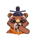 ☝️-Boris the Bear, Telegram Sticker