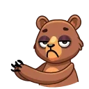 👏-Boris the Bear, Telegram Sticker