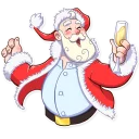 🥂-Claus, Telegram Sticker