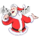 🎤-Claus, Telegram Sticker