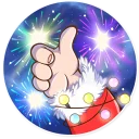👍-Claus, Telegram Sticker