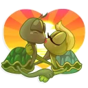 😚-Judy Turtella, Telegram Sticker