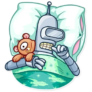 😴-Bender, Telegram Sticker