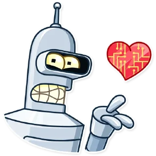 😘-Bender, Telegram Sticker