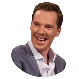 😄-Benedict Cumberbatch, Telegram Sticker