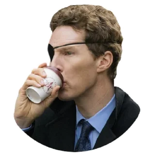 ☕️-Benedict Cumberbatch, Telegram Sticker