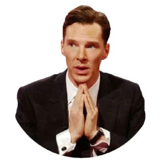 🙏-Benedict Cumberbatch, Telegram Sticker