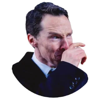 😭-Benedict Cumberbatch, Telegram Sticker