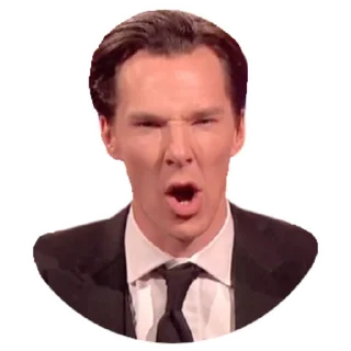 😲-Benedict Cumberbatch, Telegram Sticker