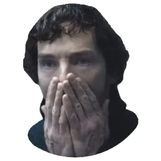 🤭-Benedict Cumberbatch, Telegram Sticker