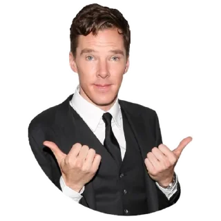 👍-Benedict Cumberbatch, Telegram Sticker