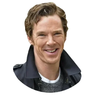 😄-Benedict Cumberbatch, Telegram Sticker