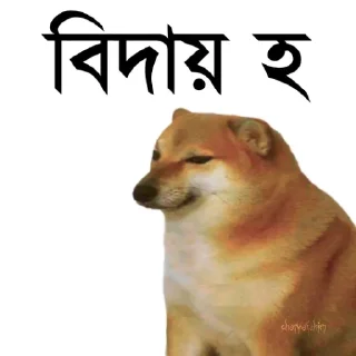 👀-Bengali cheems,Join- @about_kushal :: @fStikBot, Telegram Sticker
