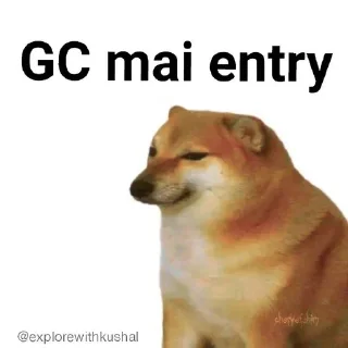 👀-Bengali cheems,Join- @about_kushal :: @fStikBot, Telegram Sticker