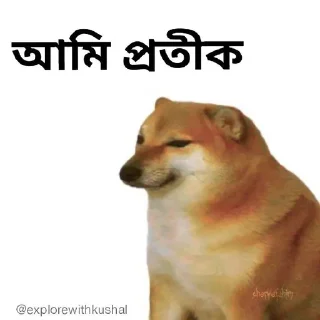 😄-Bengali cheems,Join- @about_kushal :: @fStikBot, Telegram Sticker
