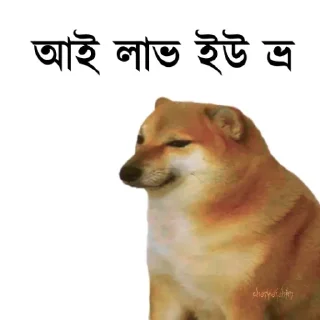 👀-Bengali cheems,Join- @about_kushal :: @fStikBot, Telegram Sticker