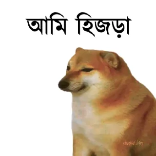 👀-Bengali cheems,Join- @about_kushal :: @fStikBot, Telegram Sticker