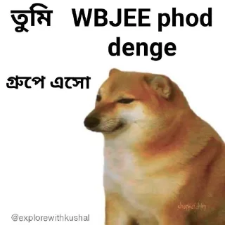 👍-Bengali cheems,Join- @about_kushal :: @fStikBot, Telegram Sticker