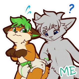 👇-Benji, Telegram Sticker