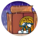 😭-Above the Sky, Telegram Sticker
