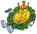 🤑-Above the Sky, Telegram Sticker