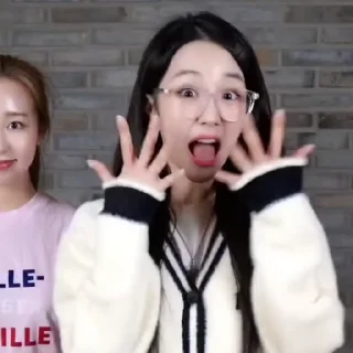 😱-kwon nayeon @flosai, Telegram Sticker