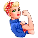 💪-Betsy, Telegram Sticker