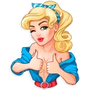 👍-Betsy, Telegram Sticker