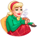☕-Betsy, Telegram Sticker