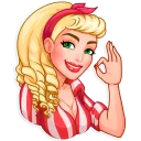 👌-Betsy, Telegram Sticker