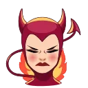 😡-Bettie Page, Telegram Sticker