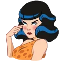 🙄-Bettie Page, Telegram Sticker