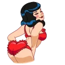 🍑-Bettie Page, Telegram Sticker