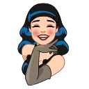 😄-Bettie Page, Telegram Sticker