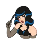 😠-Bettie Page, Telegram Sticker