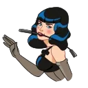👋-Bettie Page, Telegram Sticker